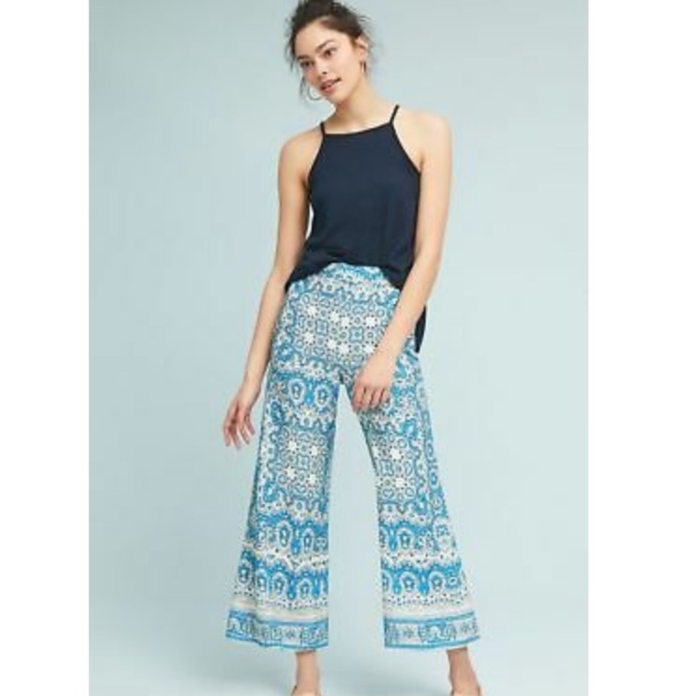 Anthropologie Talese Wide Leg Pants